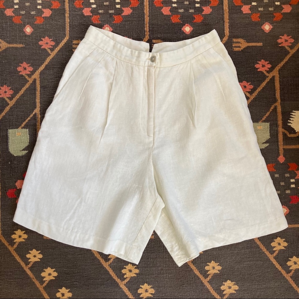 Vintage Linen Shorts - Picture 9 of 10